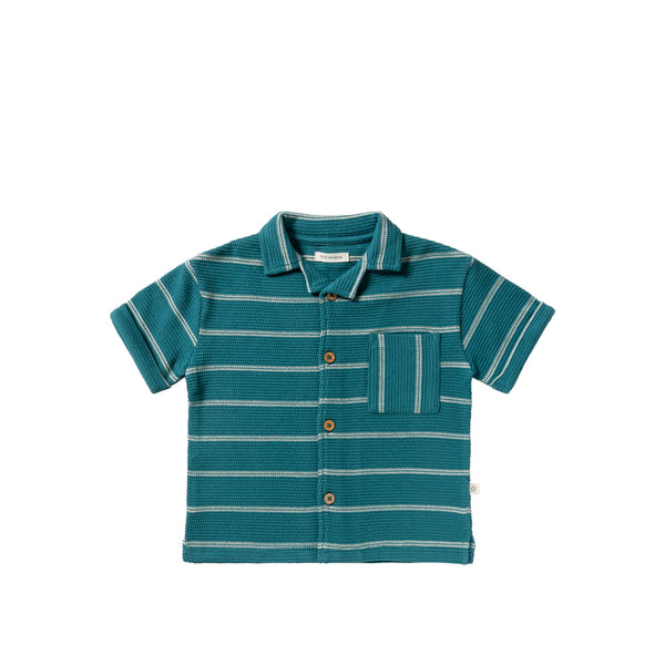 Structure Stripe | Loose Shirt | Dragonfly