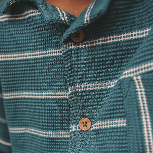 Structure Stripe | Loose Shirt | Dragonfly