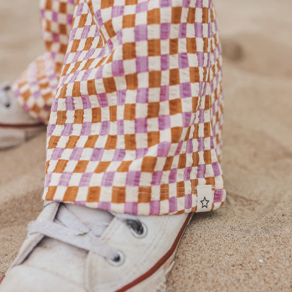 Mini Check | Flared Legging | Multicolor