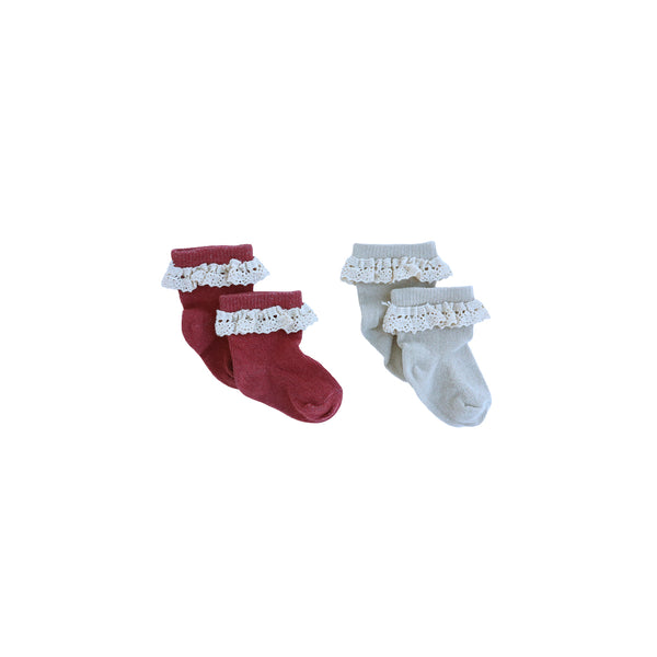 Newborn | Socks | Withered Rose