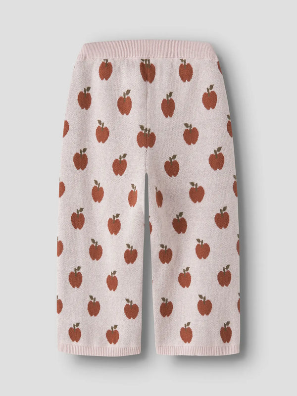 NMFLULIO WIDE KNIT ANCLE PANT LIL