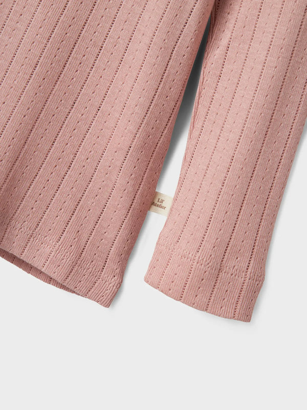 NMFRACHEL NIS LS SLIM TOP Misty Rose