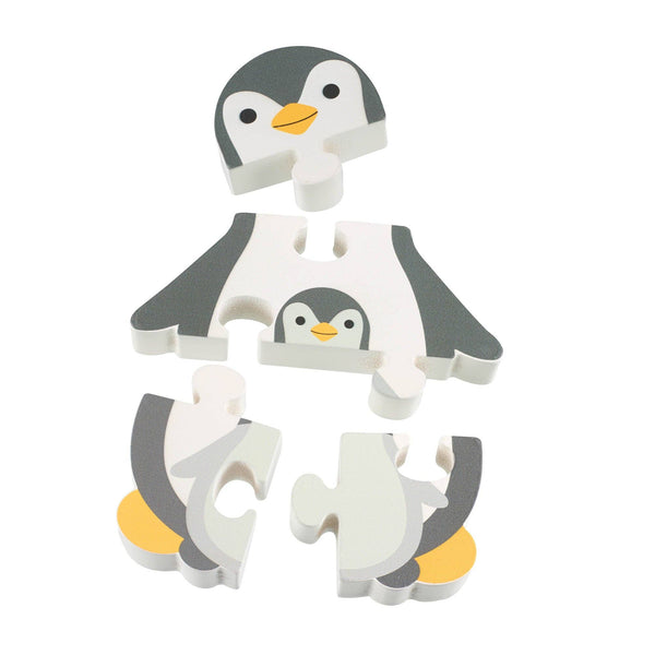 Holzpuzzle Pinguine