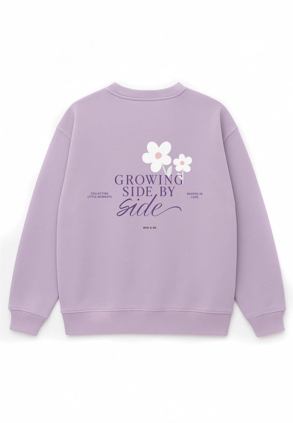 Erwachsenen Sweatshirt | Growing Side By Side | Mini&Me