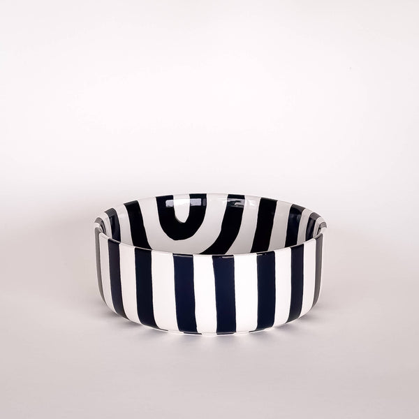 Schale Stripes - vulcano black
