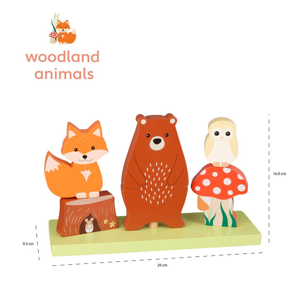 Woodland Stapelspielzeug aus Holz