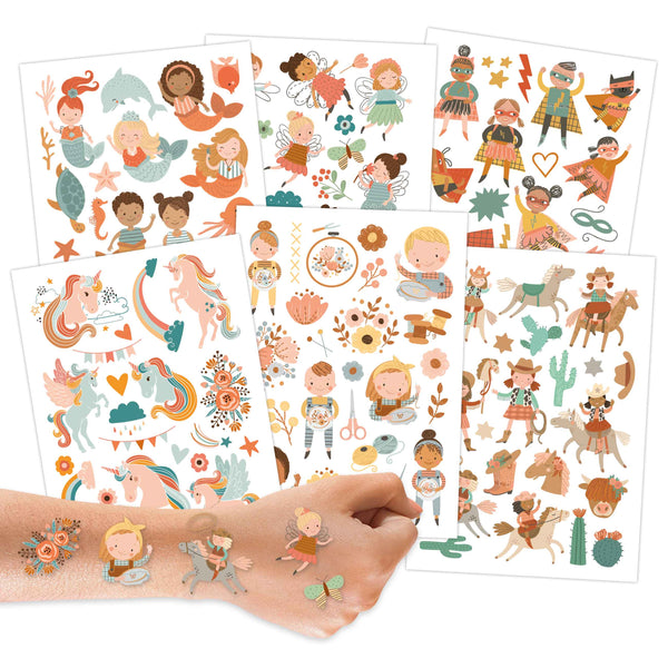 100 Kindertattoos - Fabelwesen