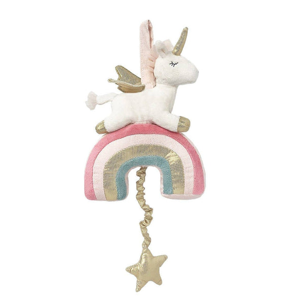 Spieluhr MIT EINHORN UND REGENBOGEN