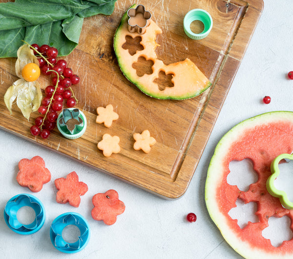 Edelstahl Ausstecher, 5er Set - Blümchen