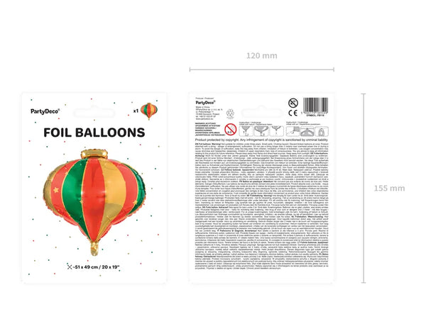 Folienballon | Kugel | Weihnachten
