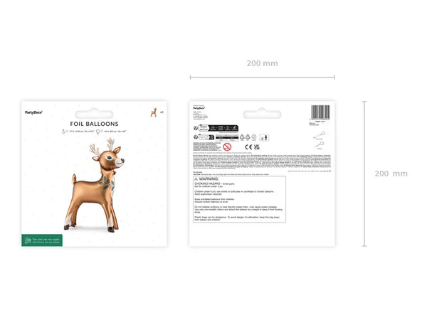 Stehender Folienballon Rentier