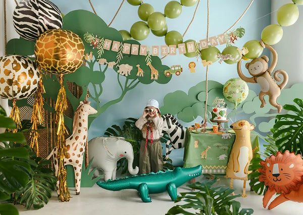 Folienballon Ball | Zebrastreife | 75 cm