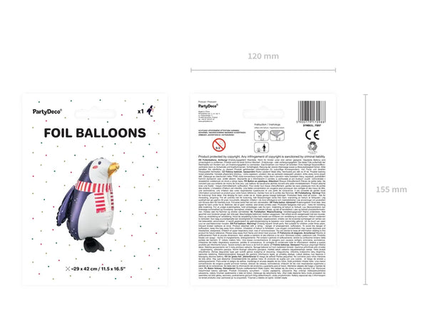 Folienballon | Pinguin | 29x42cm