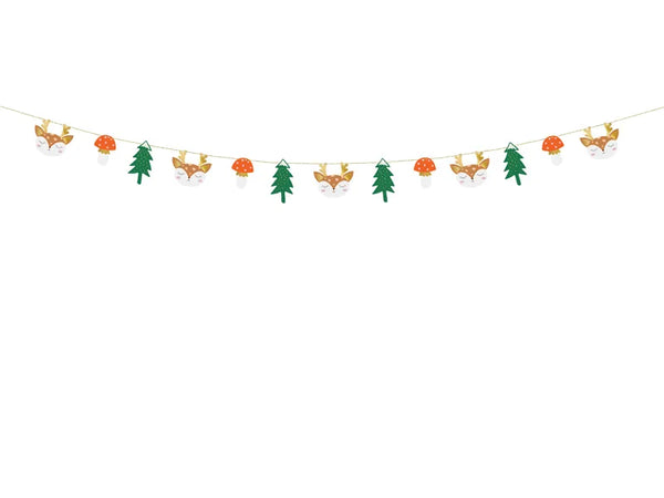 Papiergirlande | Wald | 1,7m
