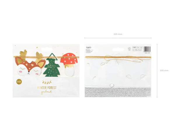 Papiergirlande | Wald | 1,7m