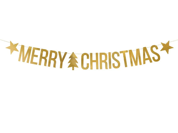 Papiergirlande | Merry Christmas | 10,5x150cm