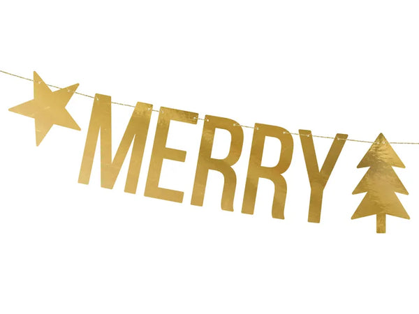 Papiergirlande | Merry Christmas | 10,5x150cm