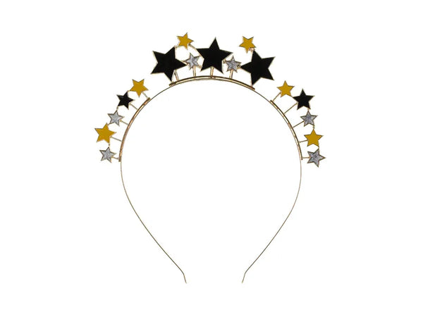 Haarreif Sterne | Gold Silber