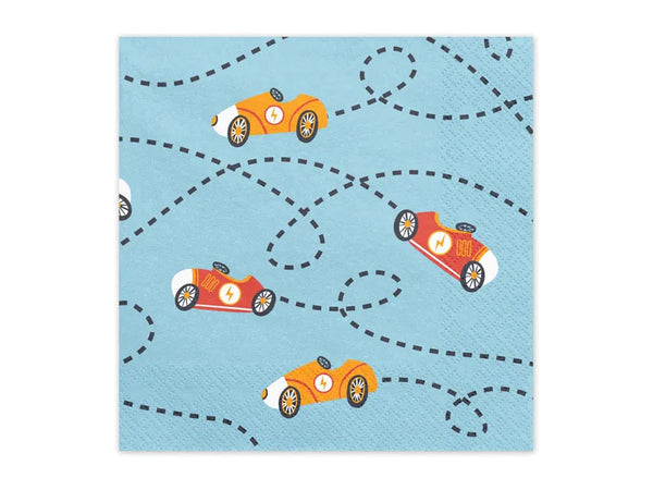 Napkins Cars, 33x33