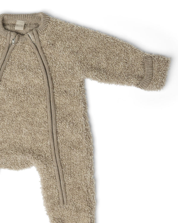 Wollwalk boclé merino Wolle | nature melange