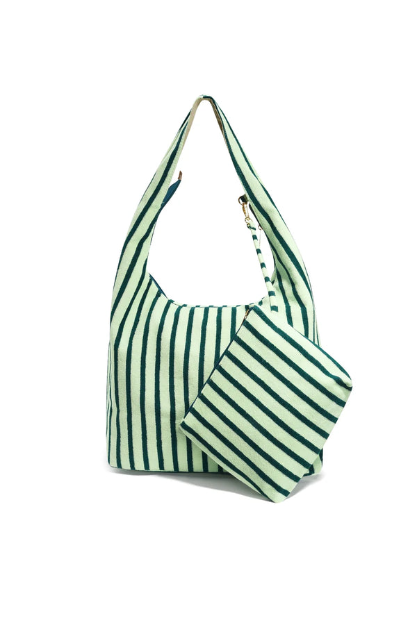 Tasche gestreift mit Pouch