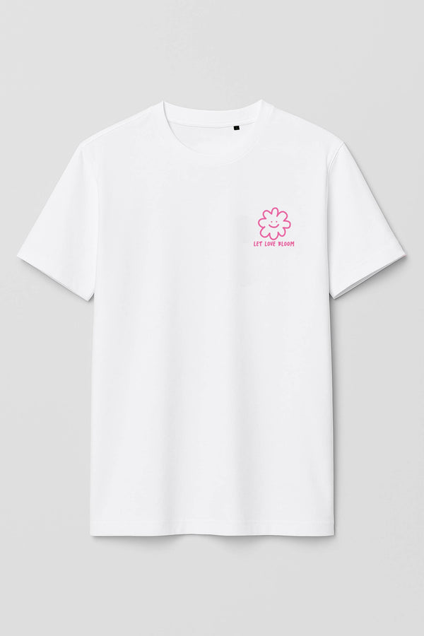 Erwachsenen T-Shirt Let love Bloom