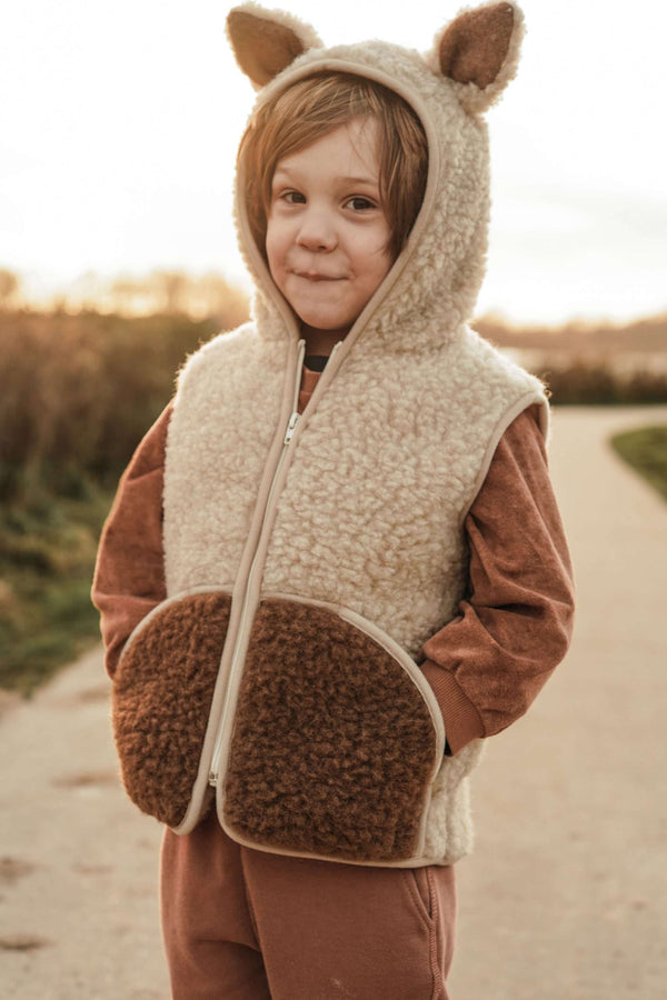 Woll Weste - Ovi Beige