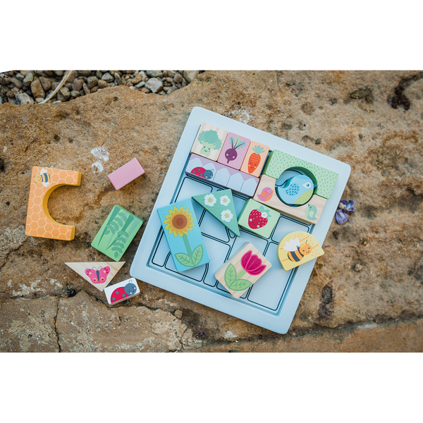 Spring Garden Block Holzpuzzle