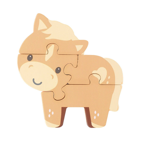 Pony-Holzpuzzle