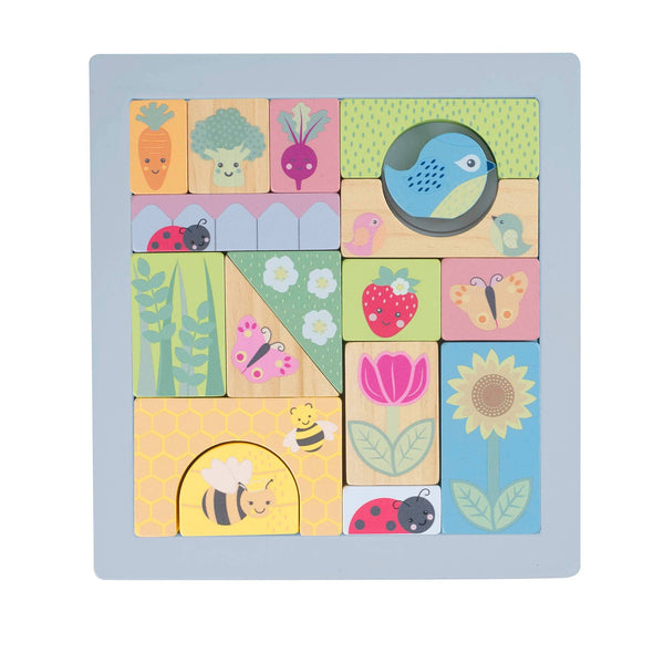 Spring Garden Block Holzpuzzle