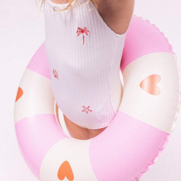 Schwimmring | Herz Rosa | 55cm