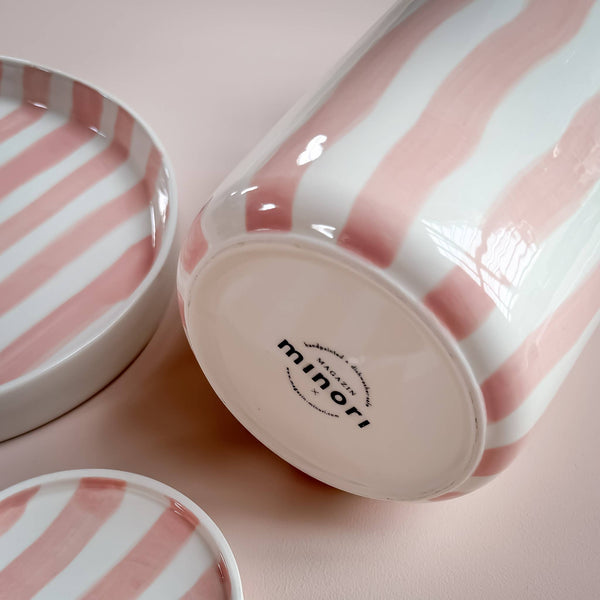 Vase Stripes - incanto rose