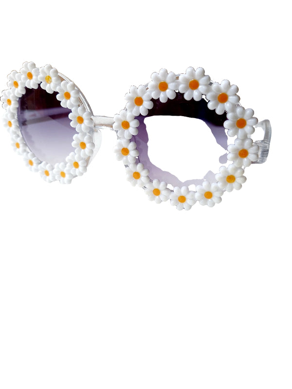 Kinder-Sonnenbrille Classic | Madelief weiß | Flower