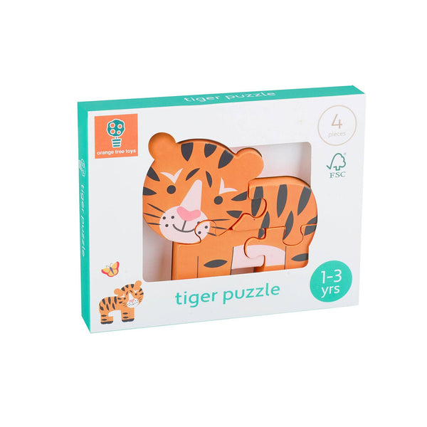 Holzpuzzle Tiger