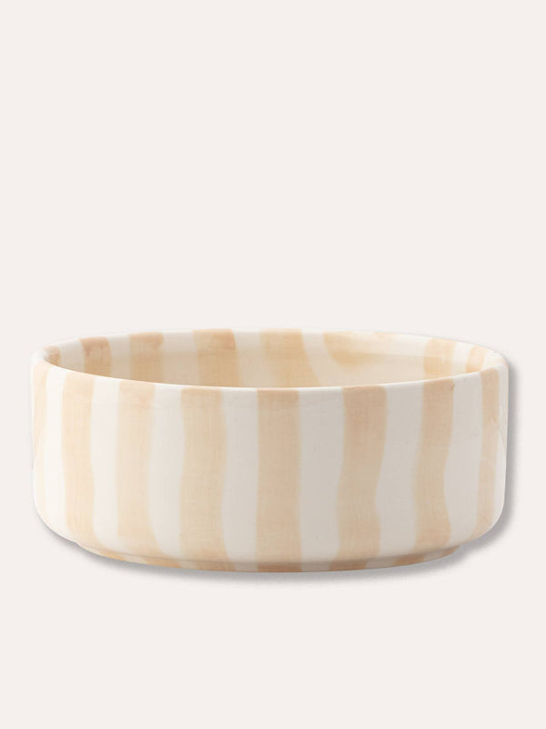 Schale Stripes - boho beige