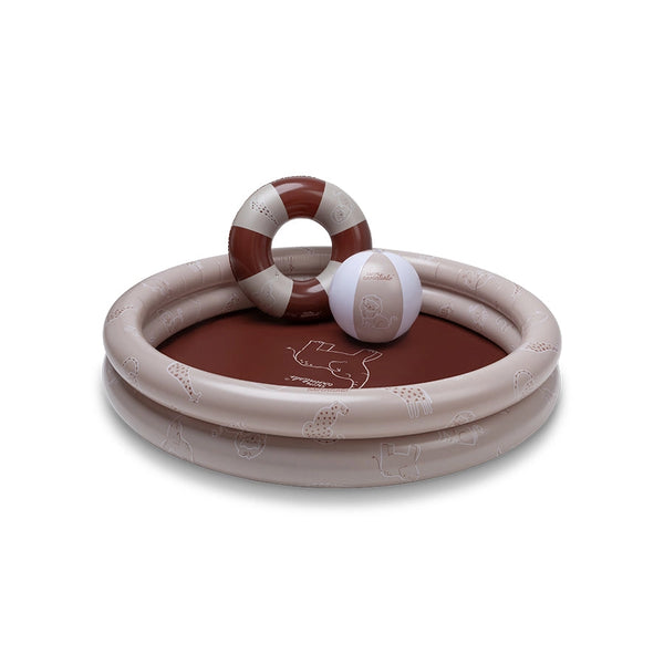 Spiel-Pool-Set | Beige | 120 cm