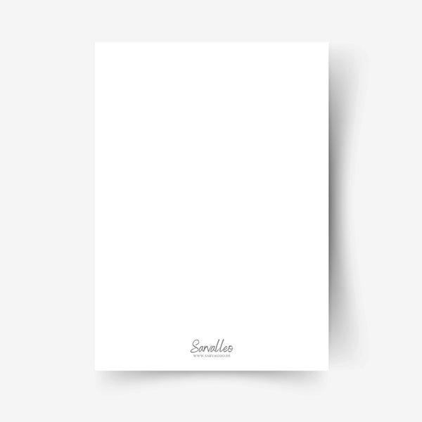 Du bist gut genug | Postkarte mit Umschlag