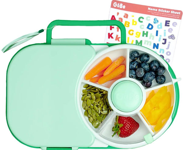 GoBe - 2in1 Lunchbox & Snack Spinner Sticker Edition