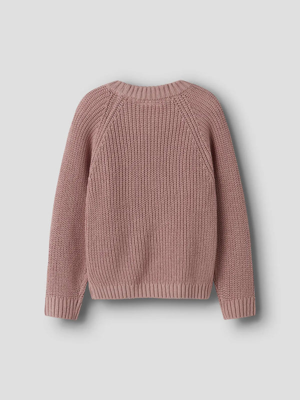 NMFEMLEN EMB KNIT LIL Love
