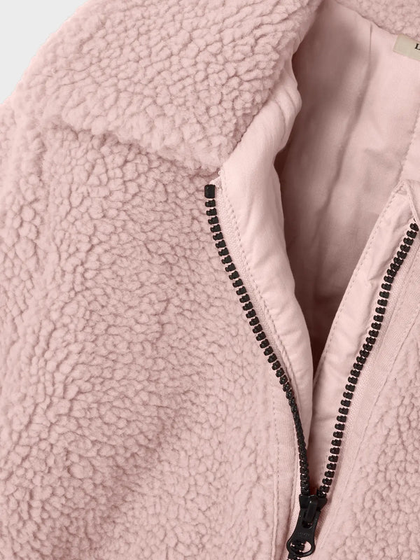 NMNNALO LONG SHERPA JKT SOLID LIL