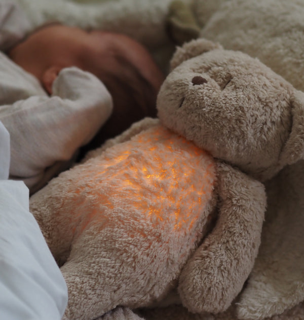 MOONIE Teddybär | Einschlafhilfe | Honey