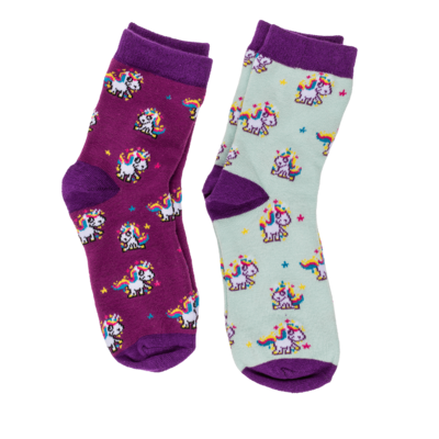 Magische Kindersocken Einhorn