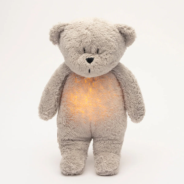 MOONIE Teddybär | Einschlafhilfe | Grau