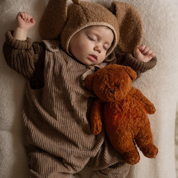 MOONIE Teddybär | Einschlafhilfe | Caramel