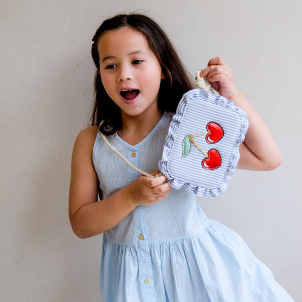 Mimi & Lula Gestreifte Kirschtasche