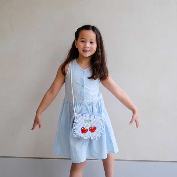 Mimi & Lula Gestreifte Kirschtasche