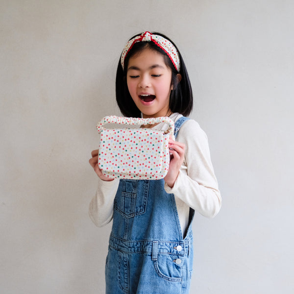 Mimi & Lula Henkeltasche mit Herzmuster