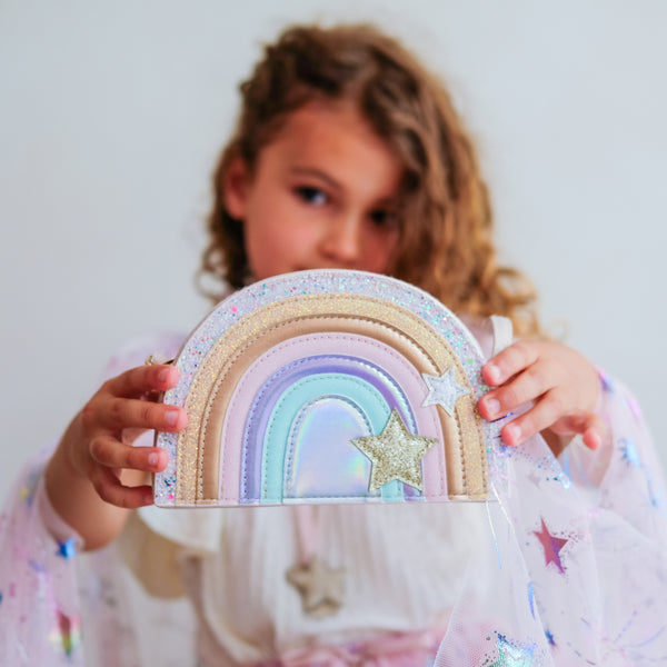 Mimi & Lula | Tasche | Regenbogen | Glitzer