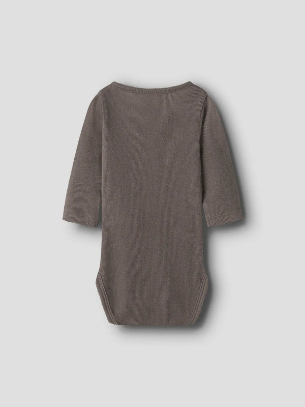 NBMWOSSA RIB LS BODY | Wolle Seide