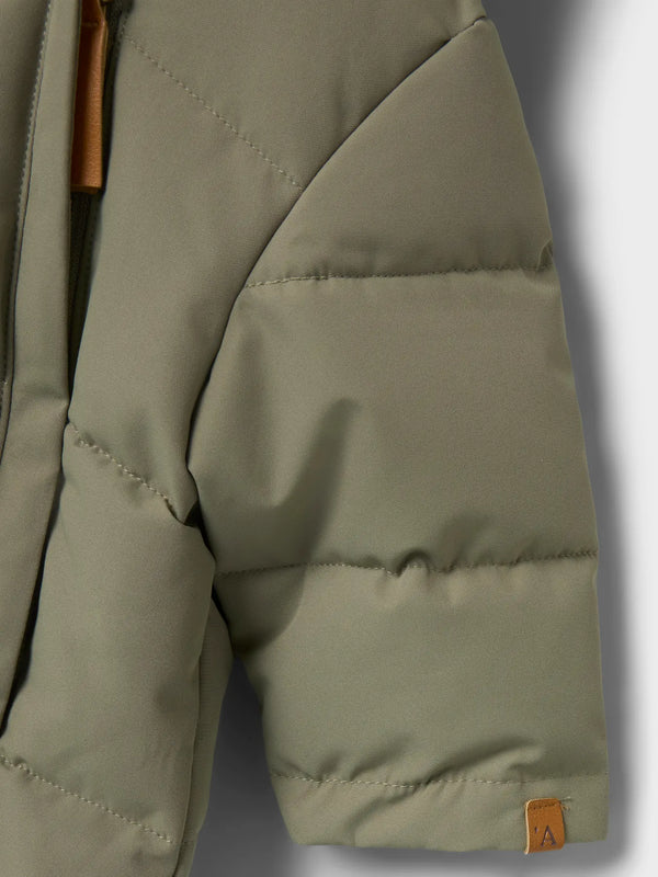 NBMLAMEDOW03 PUFFER SNOWSUIT FO LIL